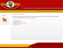 Tablet Screenshot of bigbee.ca